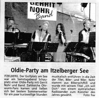 Tanzband Itzelberg Heidenheim Auftritt